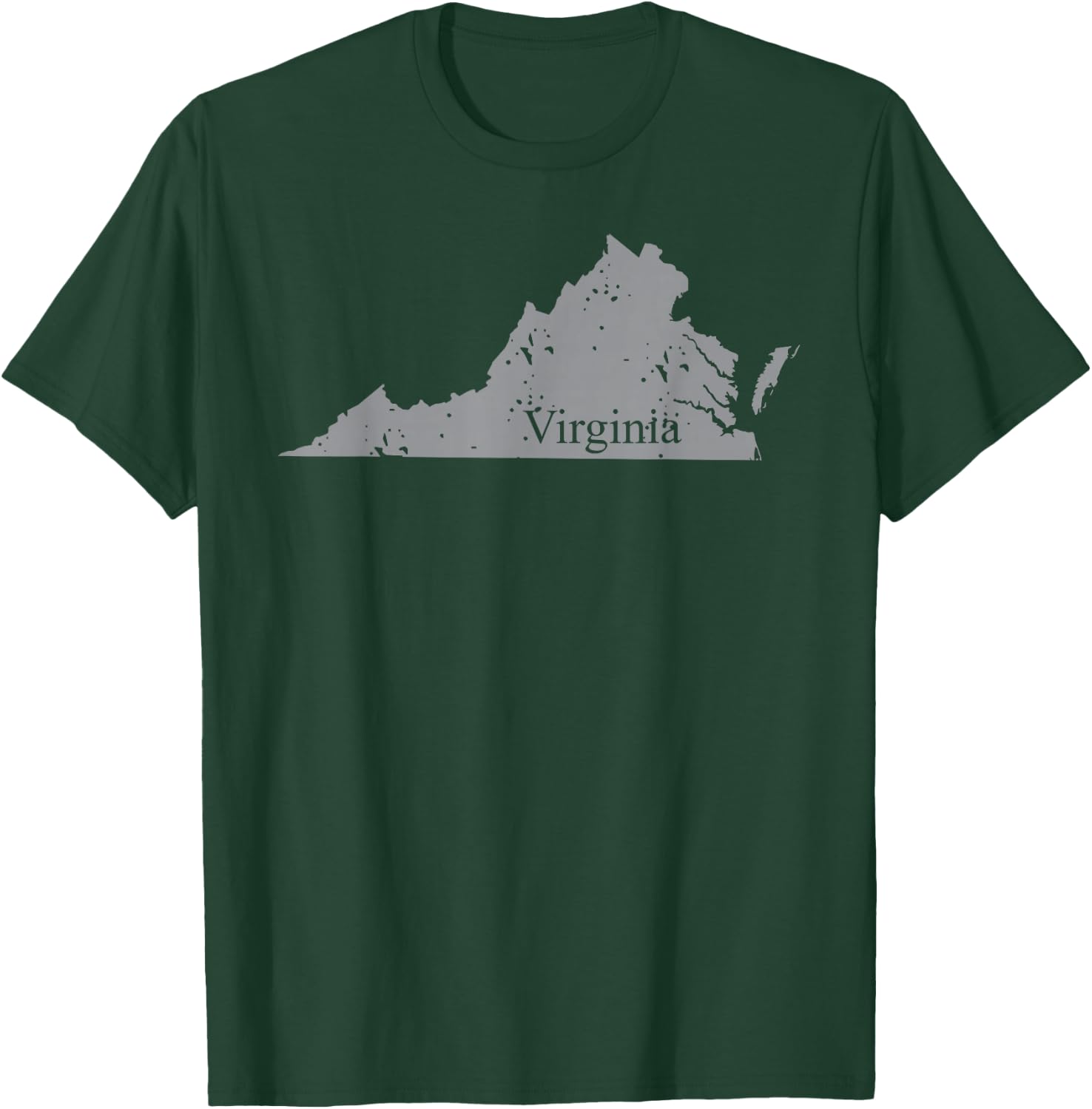 Extraordinary Virginia State Outline Travel Gift T-Shirt - T-Shirt | Forest
