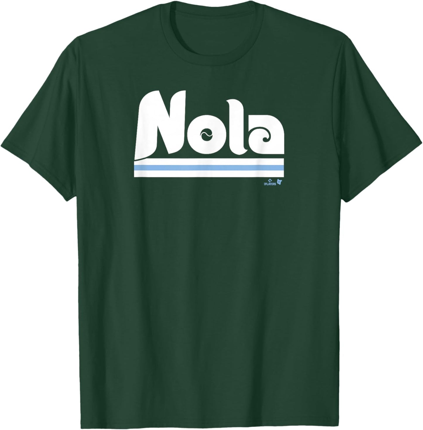 Aaron Nola - Philly Text - Philadelphia Baseball T-Shirt - T-Shirt | Forest