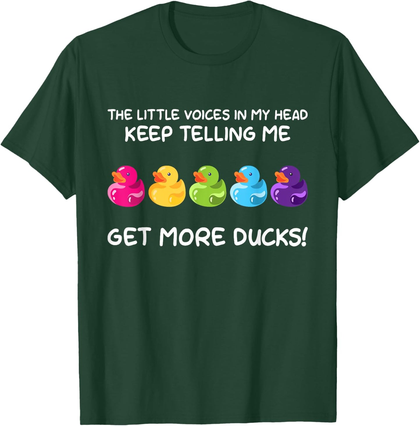 Cool Retro Yellow Rainbow Rubber Duck in 70s 80s Funny Duck T-Shirt - T-Shirt | Forest