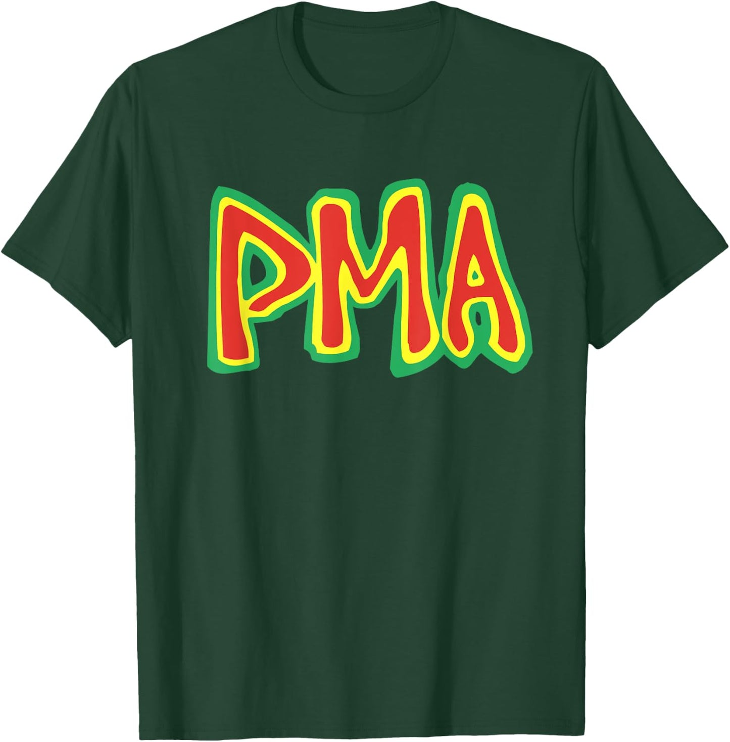 PMA - Positive Mental Attitude classic hardcore punk DC NY T-Shirt - T-Shirt | Forest
