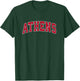 Athens Georgia GA Vintage Sports Design Red Design T-Shirt - T-Shirt | Forest