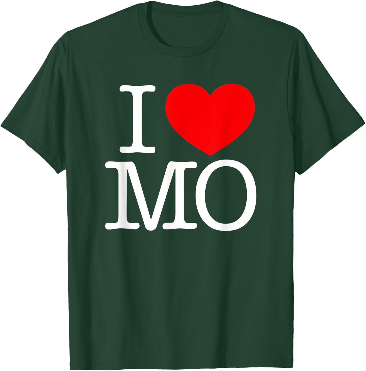 I Love (Heart) MO T-Shirt - T-Shirt | Forest
