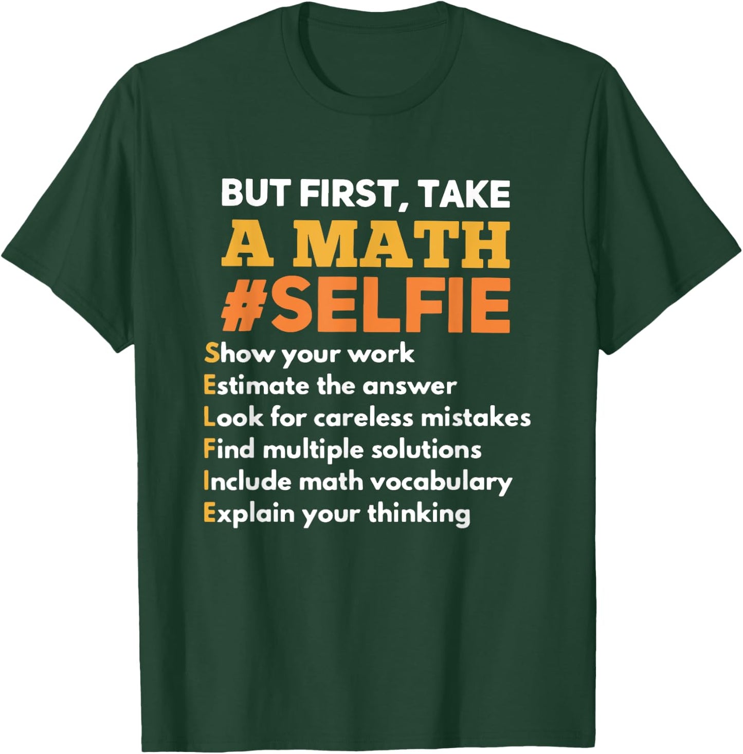 Funny Math Teacher Gift A Math Nerd Men Women T-Shirt - T-Shirt | Forest