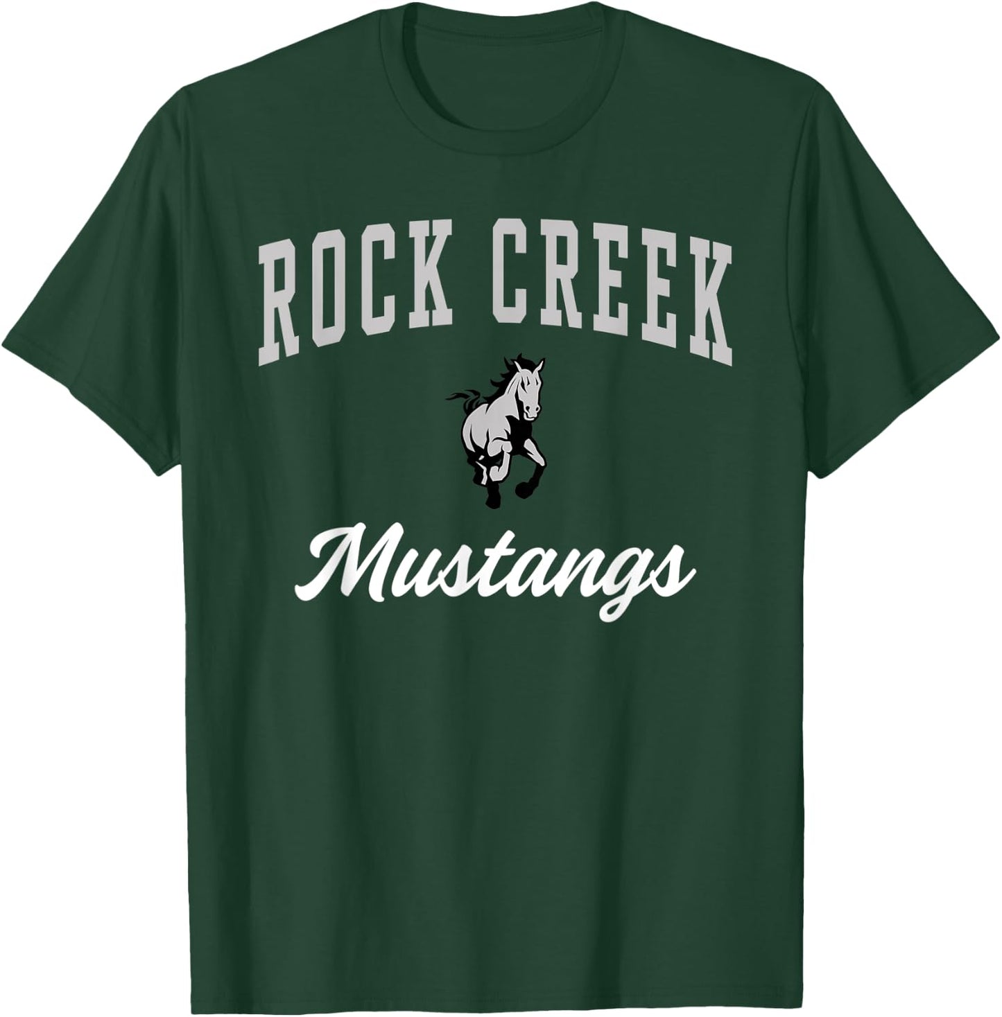 Rock Creek High School Mustangs T-Shirt - T-Shirt | Forest