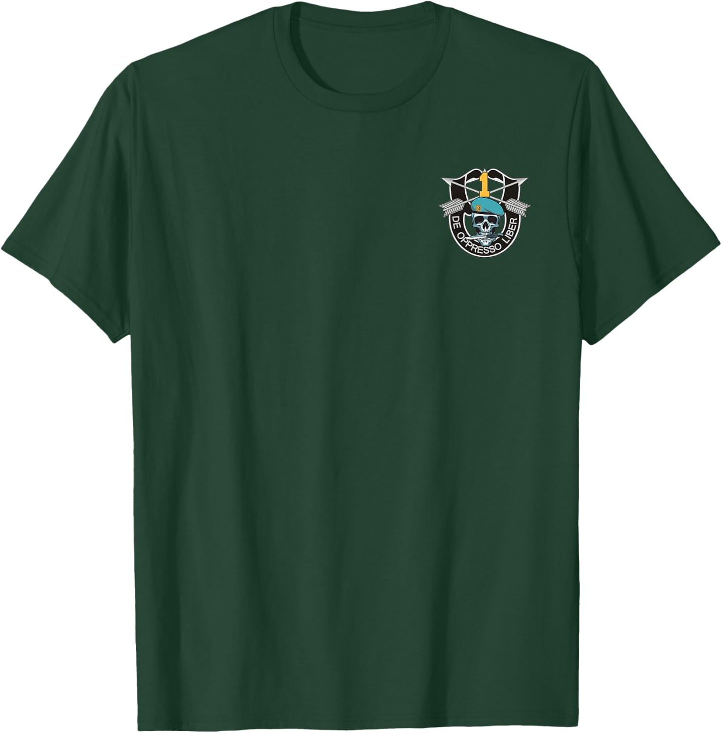 1st Special Forces Group Patch (1st SFG) Shirt - 4th of July T-Shirt - T-Shirt | Forest