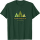 Adirondack High Peak mountains, camping outdoor nature ADK T-Shirt - T-Shirt | Forest