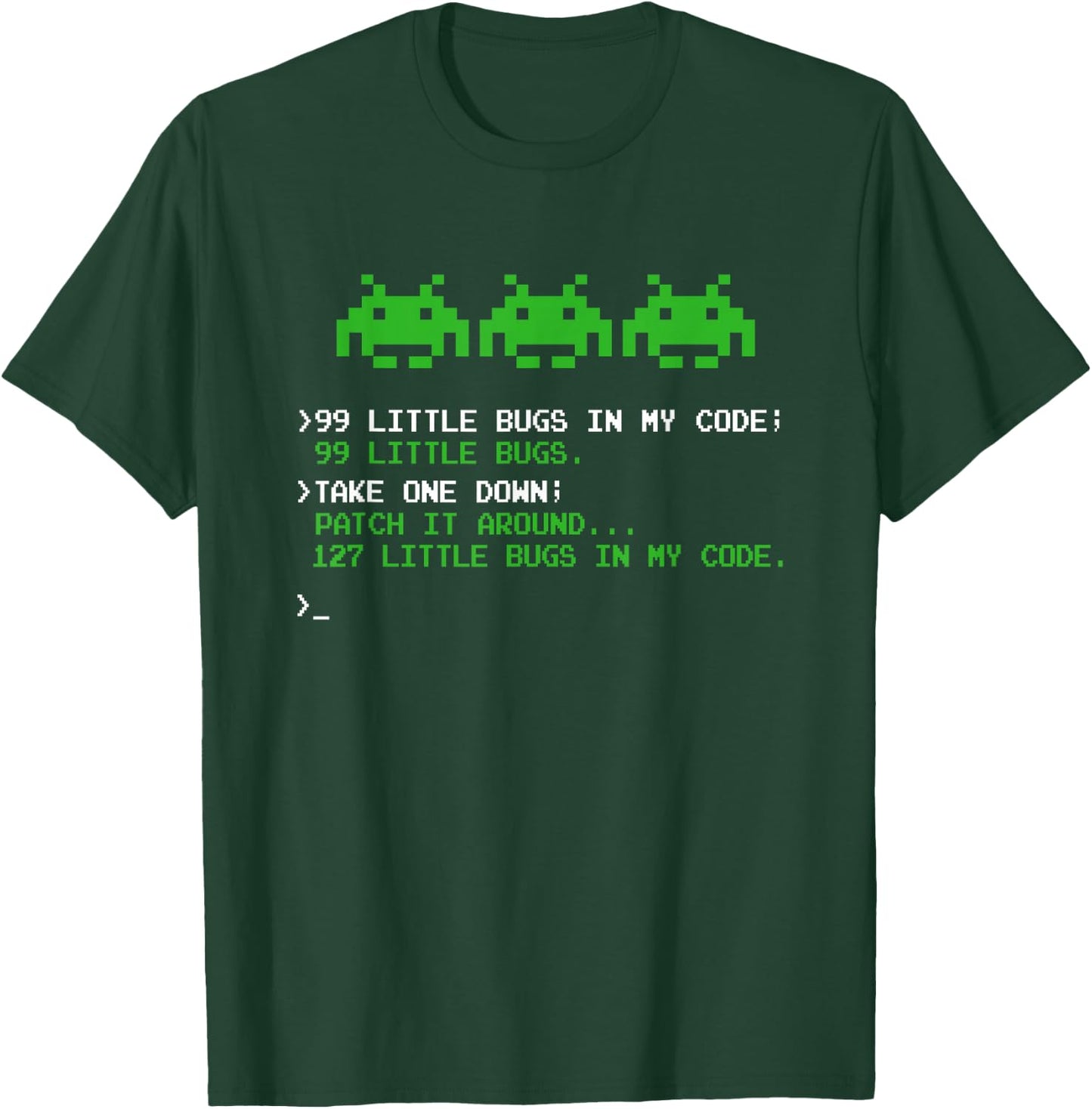 99 Small Bugs in Code Software Engineer Programmer T-Shirt - T-Shirt | Forest