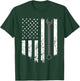 Funny Vintage Mechanic Distressed American Flag Gift T-Shirt - T-Shirt | Forest