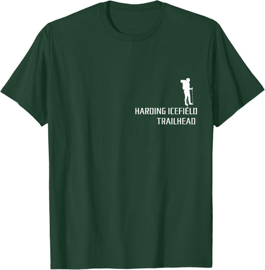 Harding Icefield Trailhead, Outdoor Adventure, Hiking lover T-Shirt - T-Shirt | Forest