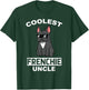 Coolest French Bulldog Uncle Funny Dog Women T-Shirt - T-Shirt | Forest