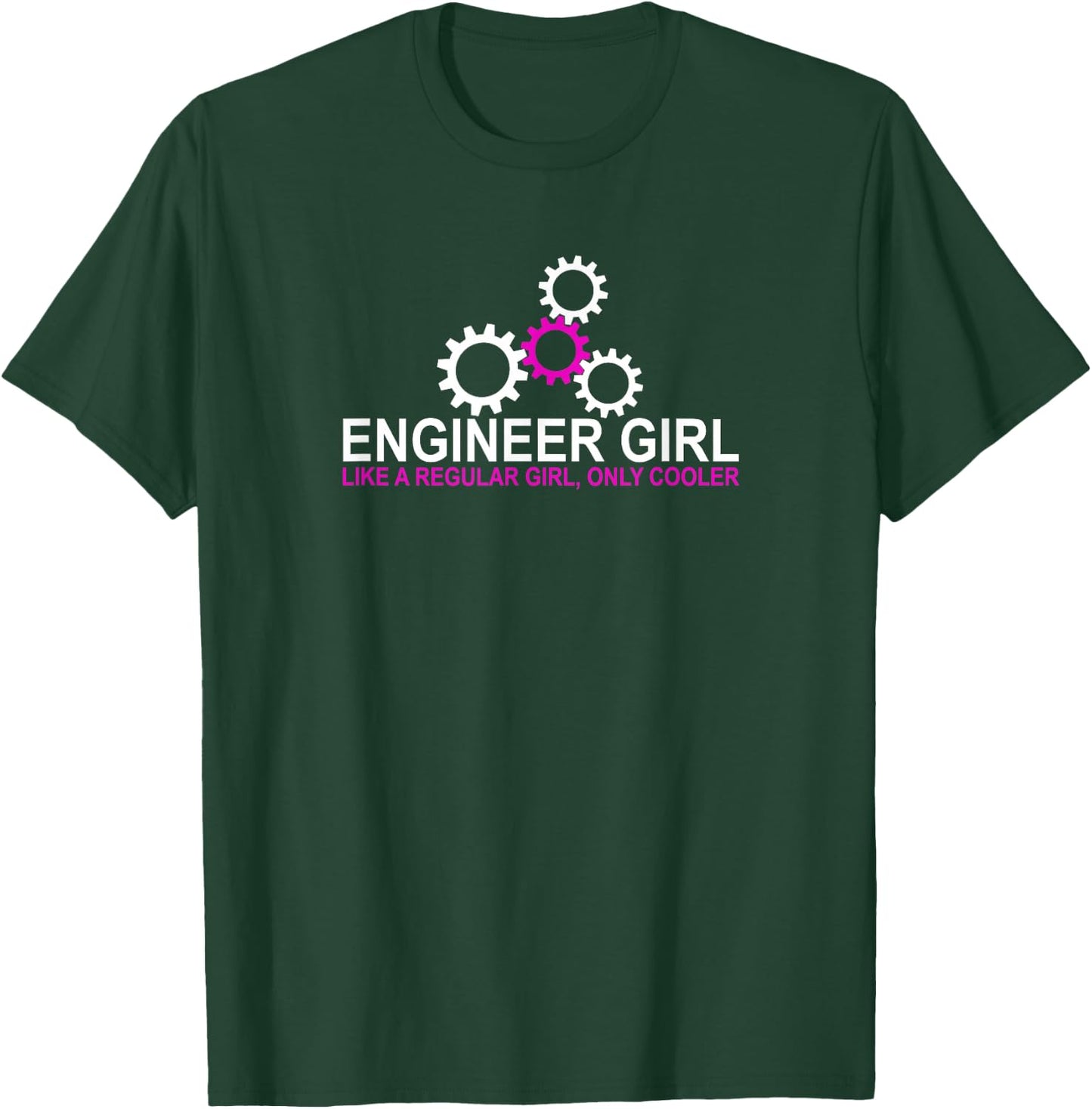 Engineer Girl Engineering Girl Mint Engineer Gift T-Shirt - T-Shirt | Forest