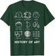 History Of Art for Teachers Students Love Art T-Shirt - T-Shirt | Forest