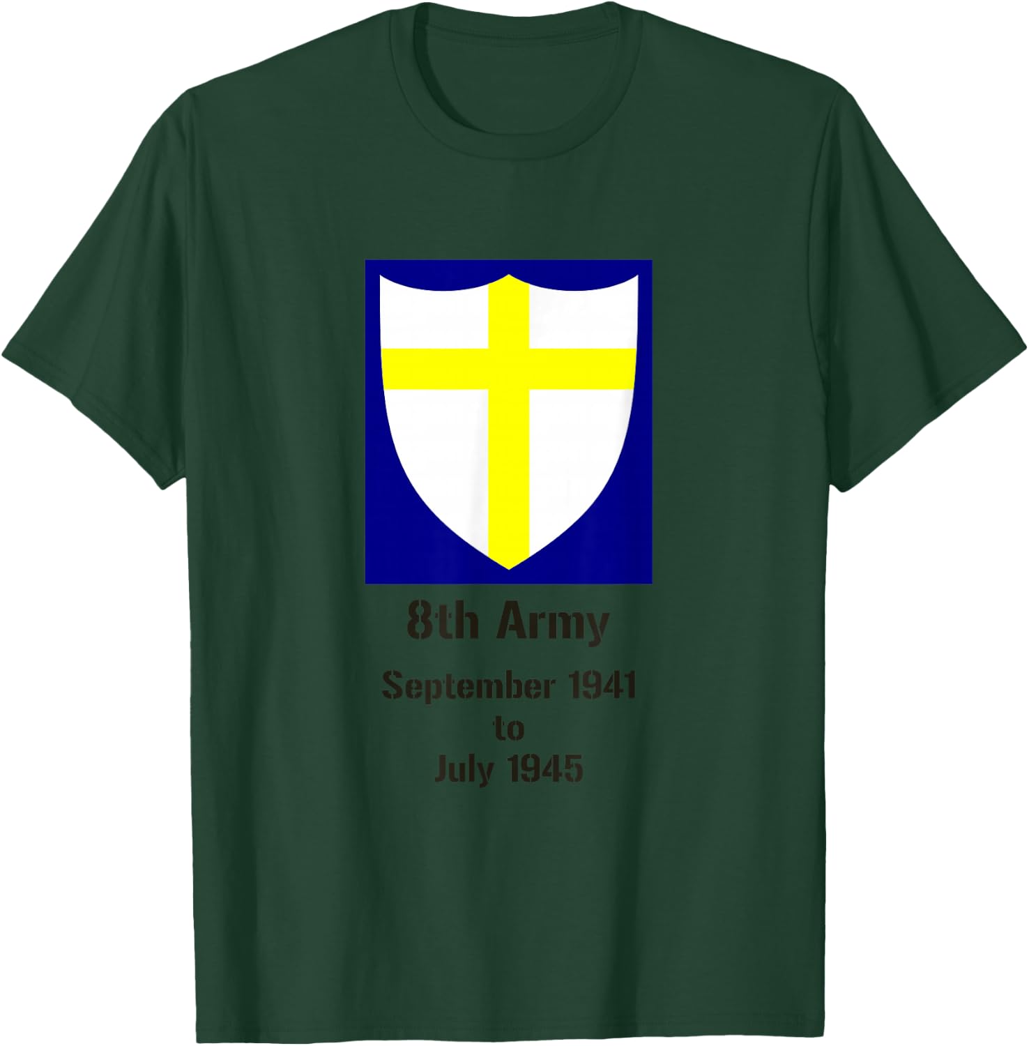 British 8th Army, WW2, Desert Rats T-Shirt - T-Shirt | Forest