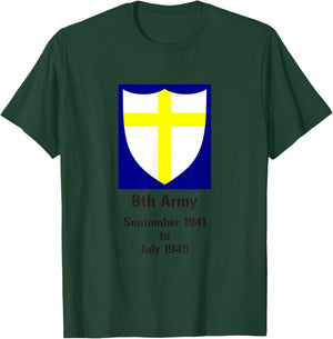 British 8th Army, WW2, Desert Rats T-Shirt - T-Shirt | Forest