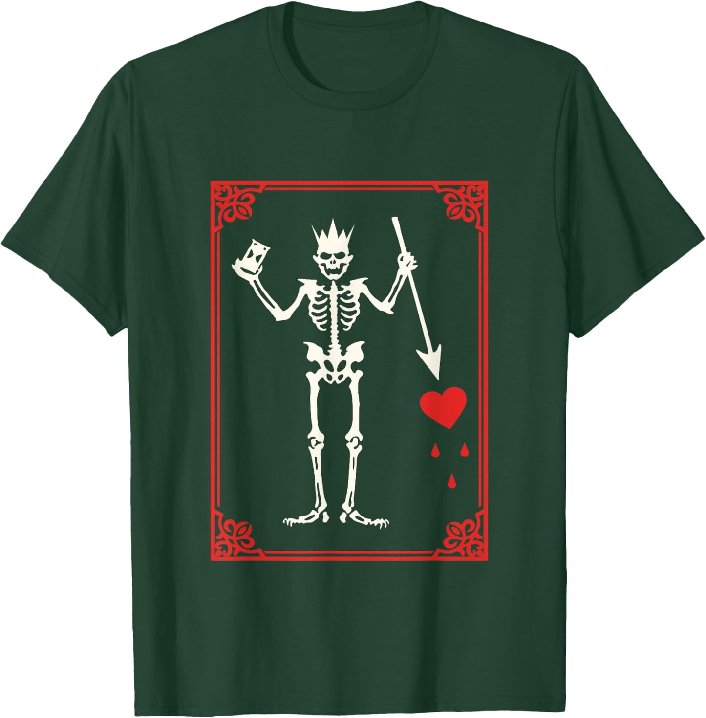 Blackbeard The Pirate Battle Flag Jolly Roger Military T-Shirt - T-Shirt | Forest