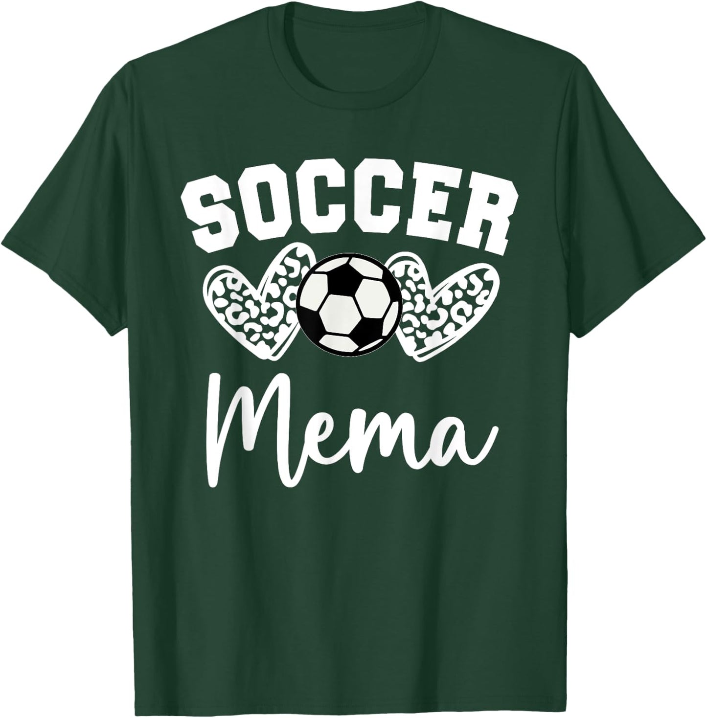 Soccer Mema Matching Family Soccer T-Shirt - T-Shirt | Forest