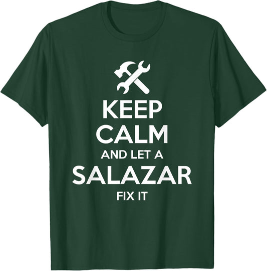 SALAZAR Funny Surname Birthday Family Tree Reunion Gift T-Shirt - T-Shirt | Forest