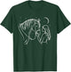 Cute Horse Horseback Riding Lover Horse Rider Lovers T-Shirt - T-Shirt | Forest