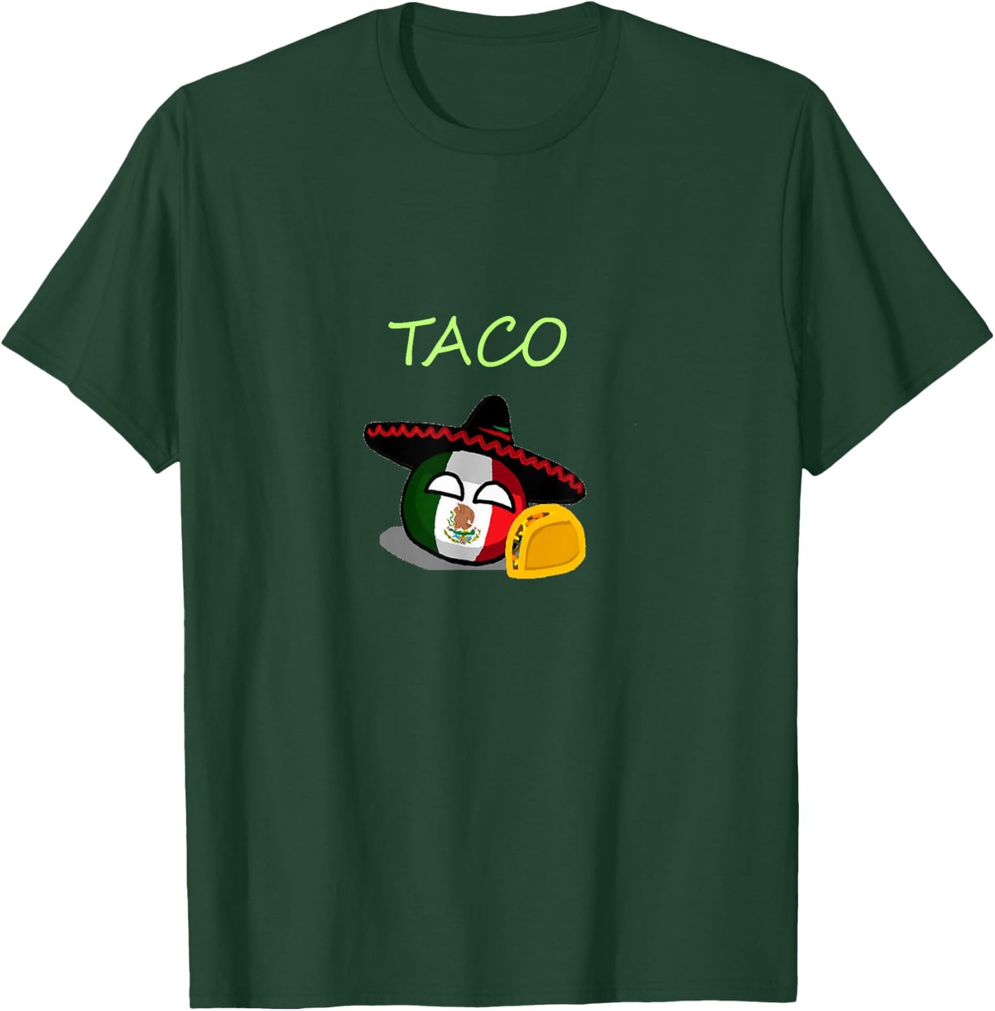 countryballs Mexico T-Shirt - T-Shirt | Forest