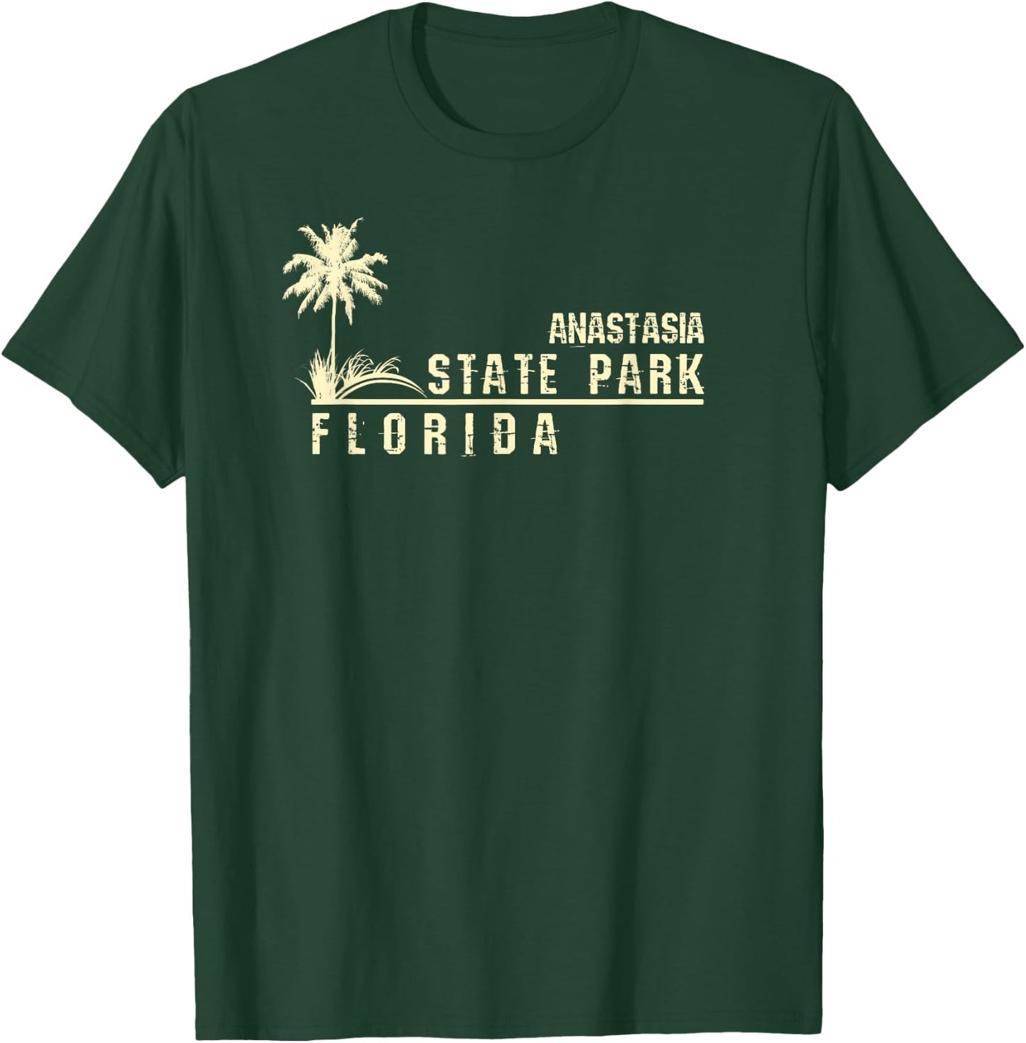 Florida Souvenir Gift Anastasia State Park T-Shirt - T-Shirt | Forest