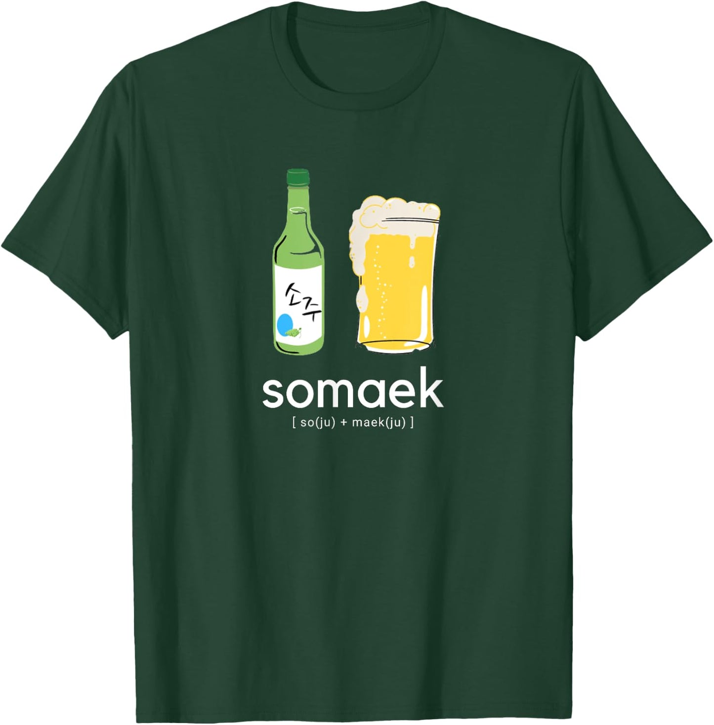 Somaek Soju Maekju KDrama Kpop Korean T-Shirt - T-Shirt | Forest