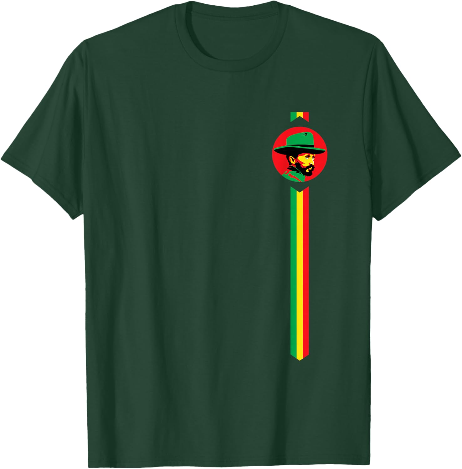 His Imperial Majesty Haile Selassie I King of Kings T-Shirt - T-Shirt | Forest
