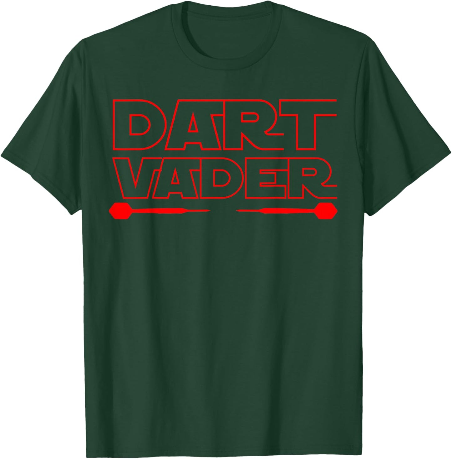 Dart Vader 180 Darts Player Gift T-Shirt - T-Shirt | Forest