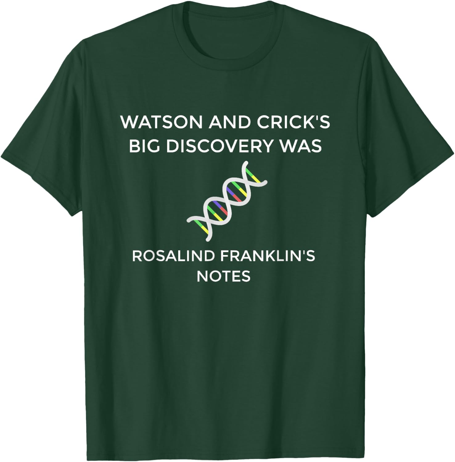 DNA Discovery Watson Crick T-Shirt - T-Shirt | Forest