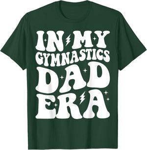 Groovy In My Gymnastics Dad Era Funny Gymnast Dad T-Shirt - T-Shirt | Forest