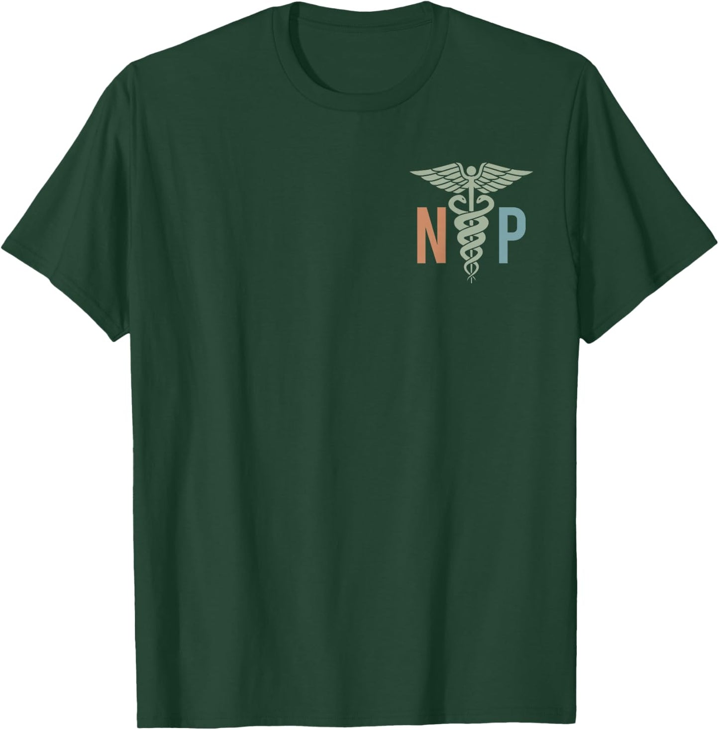 NP Nurse Practitioner Graduation Gifts NP Nursing School T-Shirt - T-Shirt | Forest