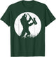 Werewolf Saxophone Player Moonlight Silhouette T-Shirt - T-Shirt | Forest