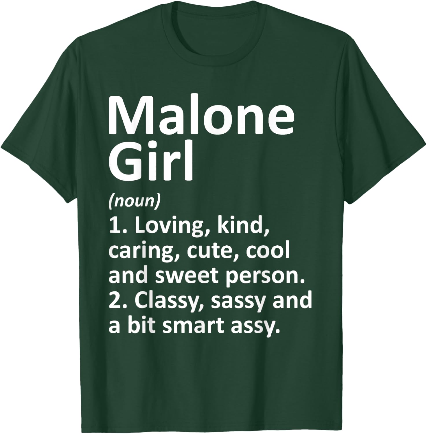 MALONE GIRL NY NEW YORK Funny City Home Roots Gift T-Shirt - T-Shirt | Forest