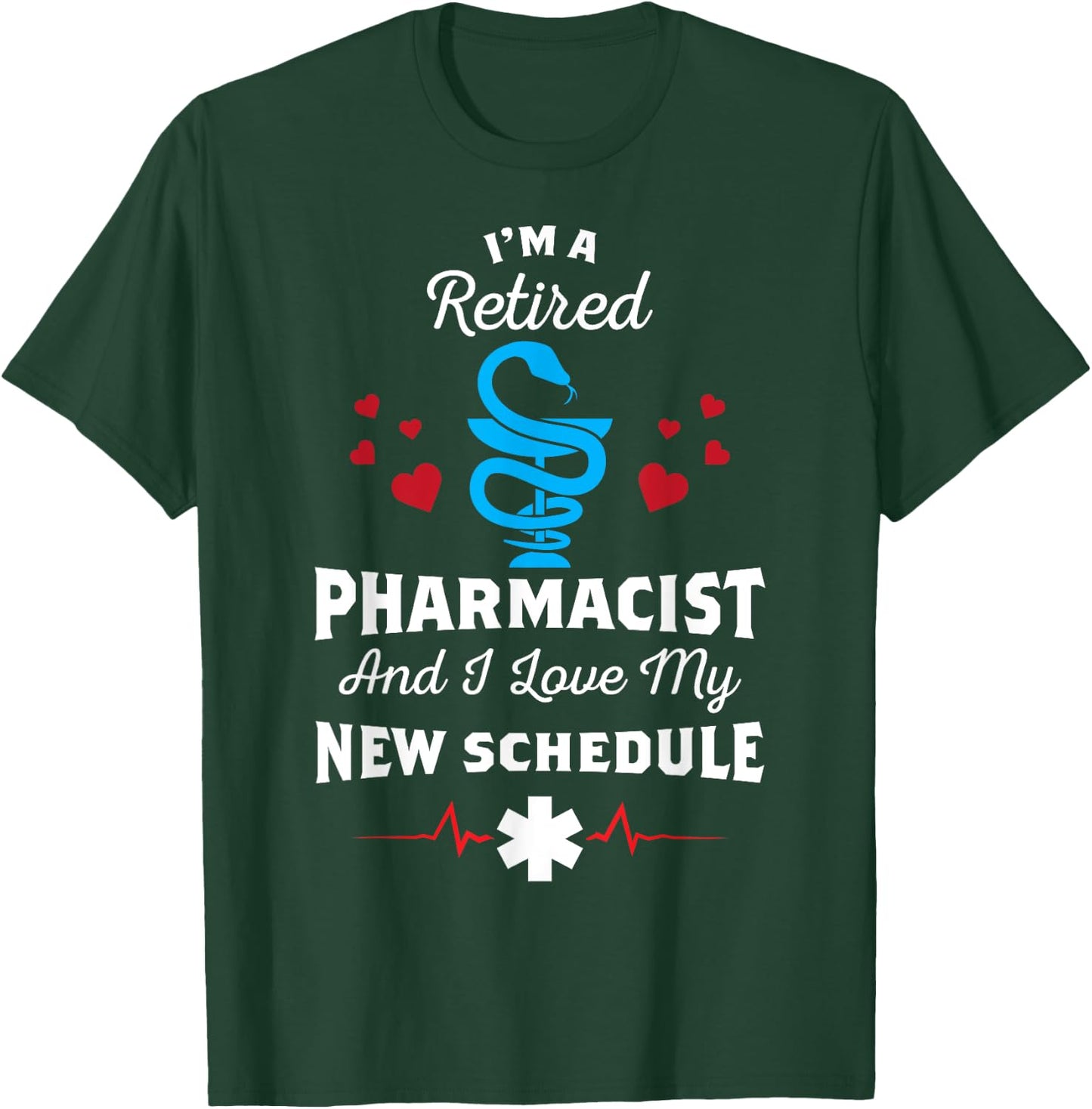 Retirement Pharmacy Party - Funny Retired Pharmacist T-Shirt - T-Shirt | Forest