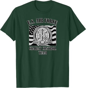 U.S. Air Force Combat Control Team (Back Design) T-Shirt - T-Shirt | Forest