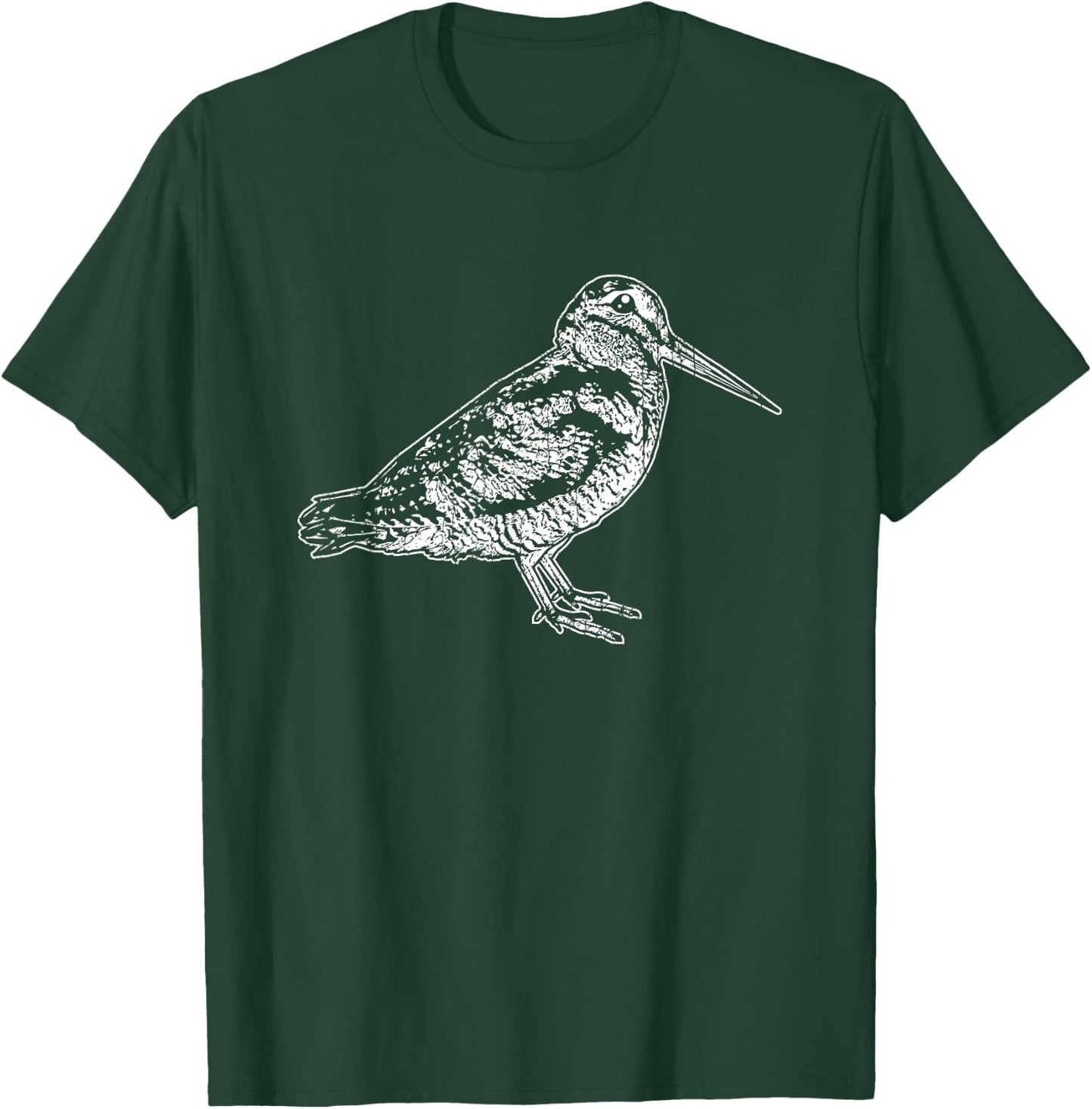 American Woodcock Bird Watching Hunting Unique Birding Gift T-Shirt - T-Shirt | Forest