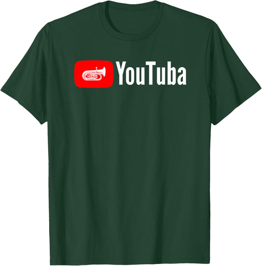 Cool Musician Gifts Tuba Player Funny You Tuba Marching Band T-Shirt - T-Shirt | Forest