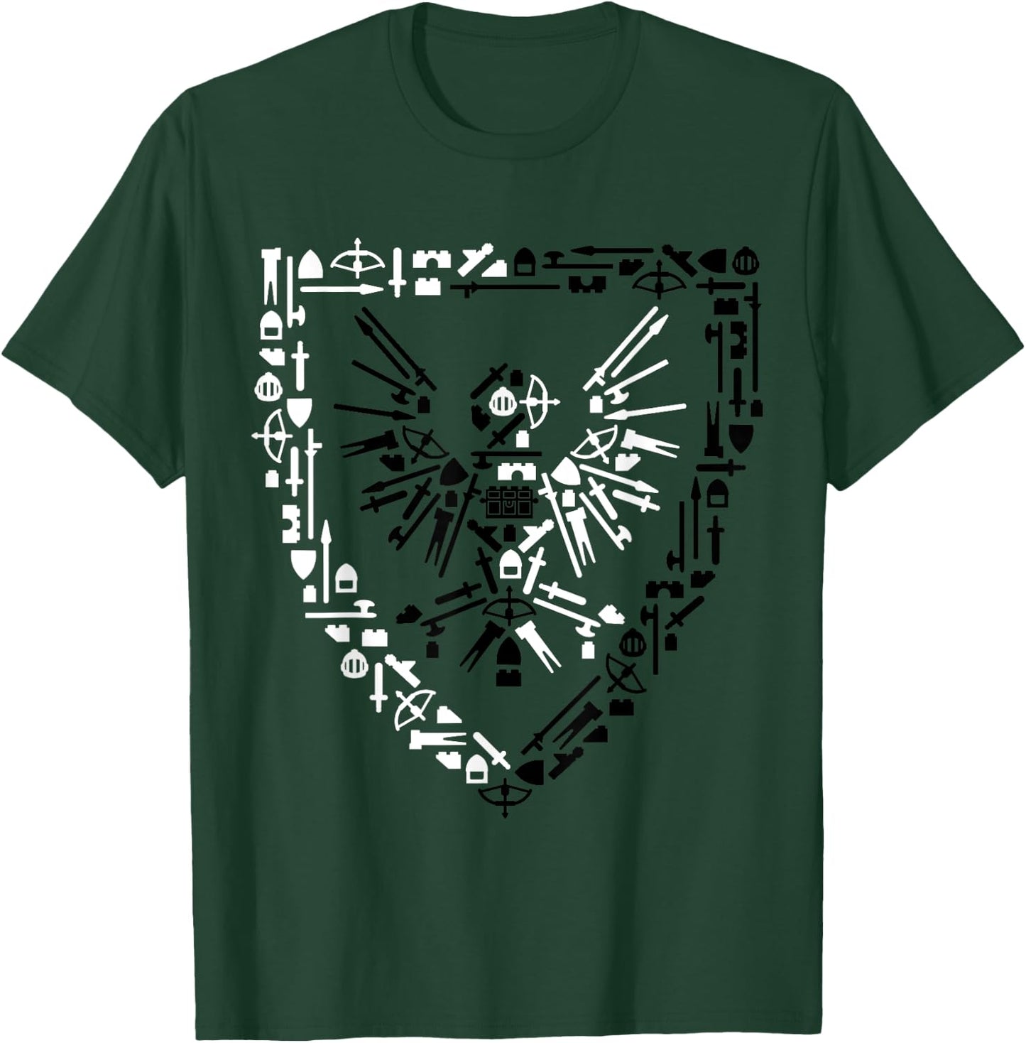 AFOL Black Falcons Castle shirt T-Shirt - T-Shirt | Forest