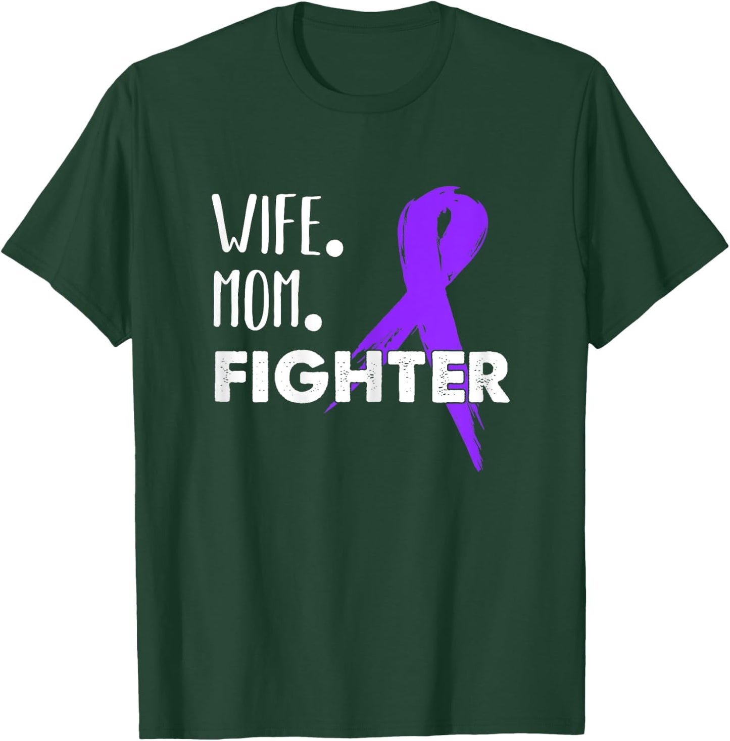 Pancreatic Cancer Awareness Design Gift Support For Moms T-Shirt - T-Shirt | Forest