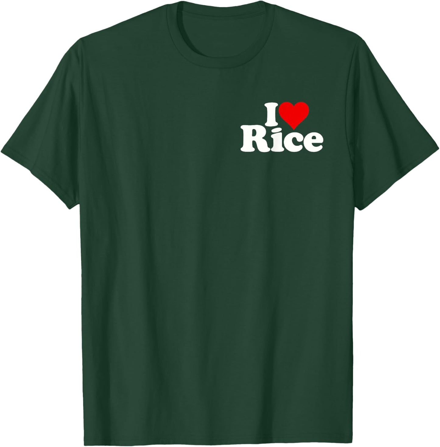 I Love Heart Rice T-Shirt - T-Shirt | Forest