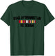 Iraq Afghanistan Veteran Pride Service Ribbon T-Shirt - T-Shirt | Forest