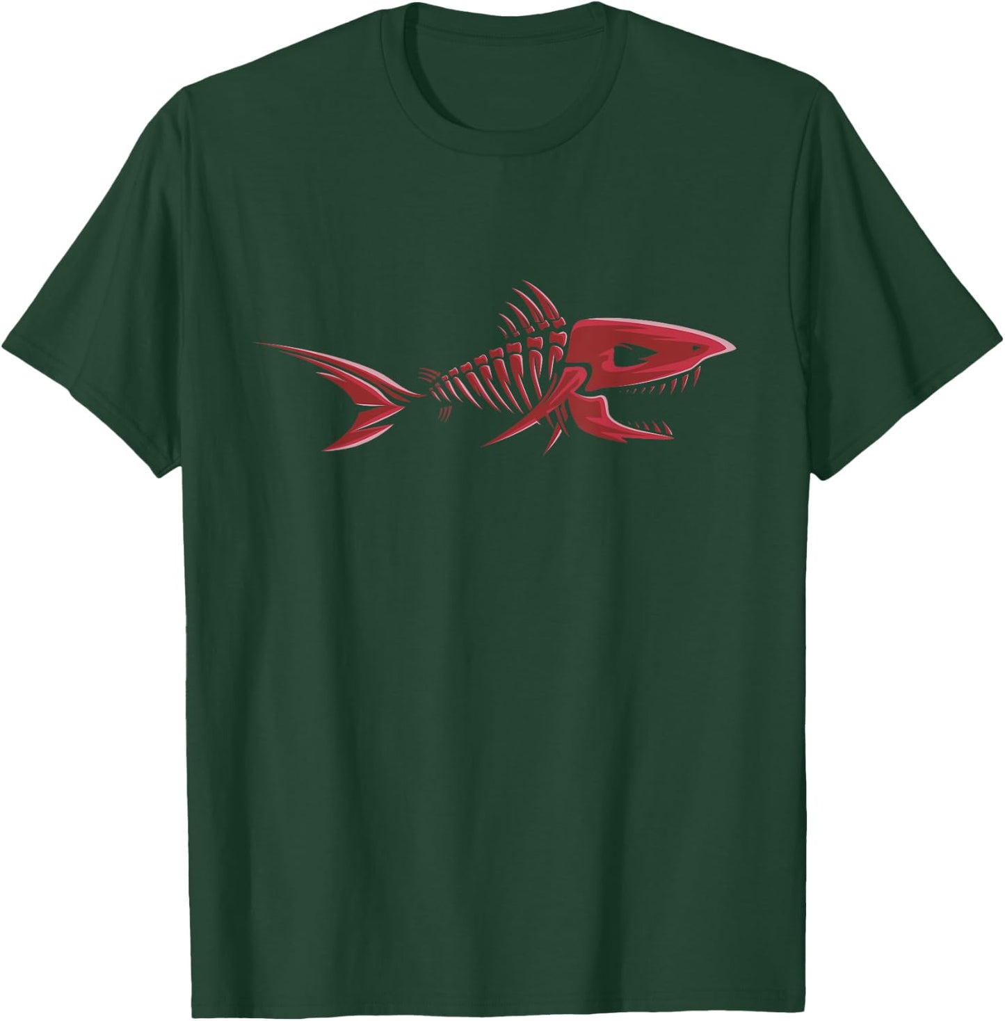 Skeleton Fish T-Shirt - T-Shirt | Forest