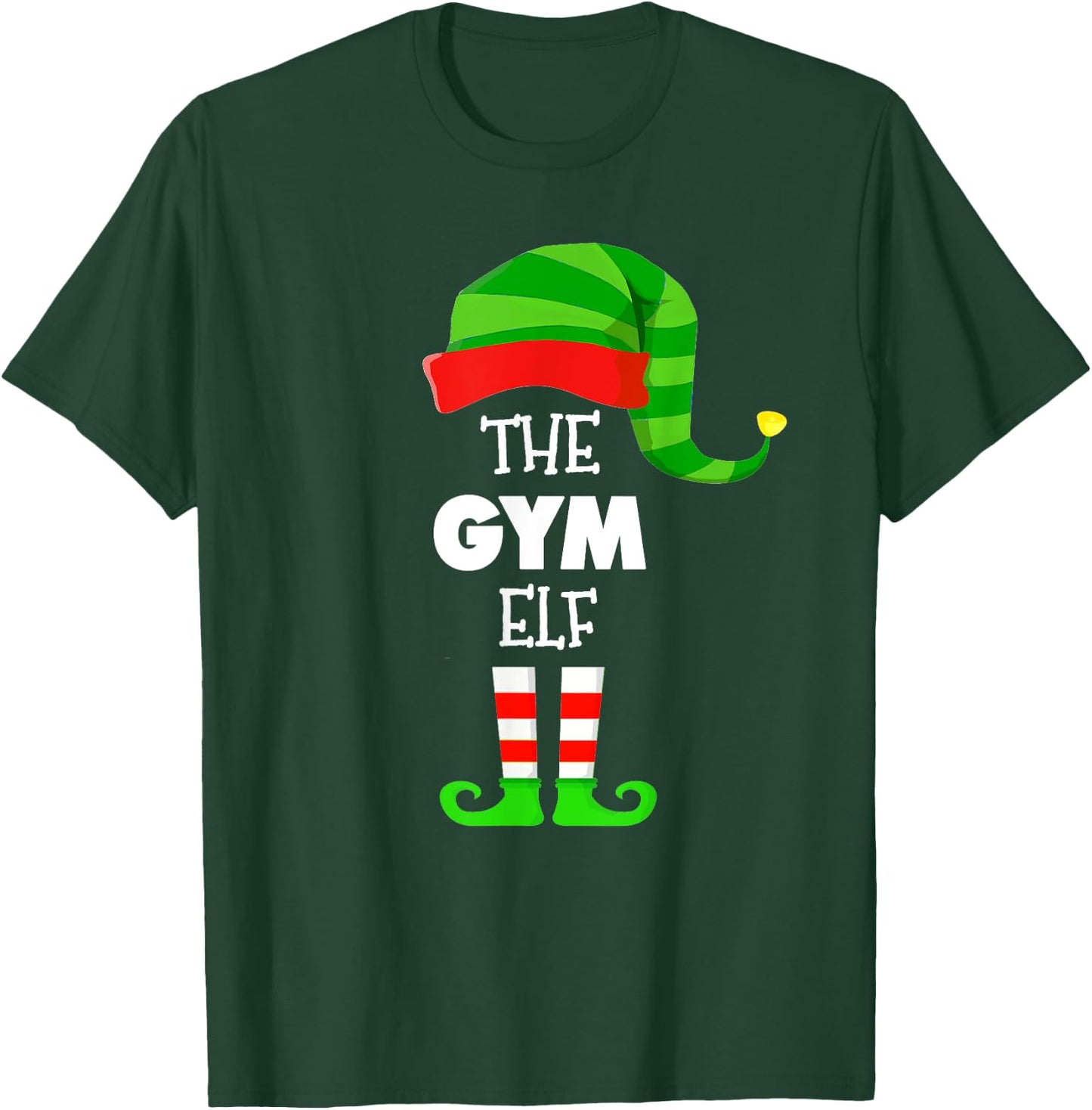 The GYM ELF Group Matching Family Christmas PJS T-Shirt - T-Shirt | Forest