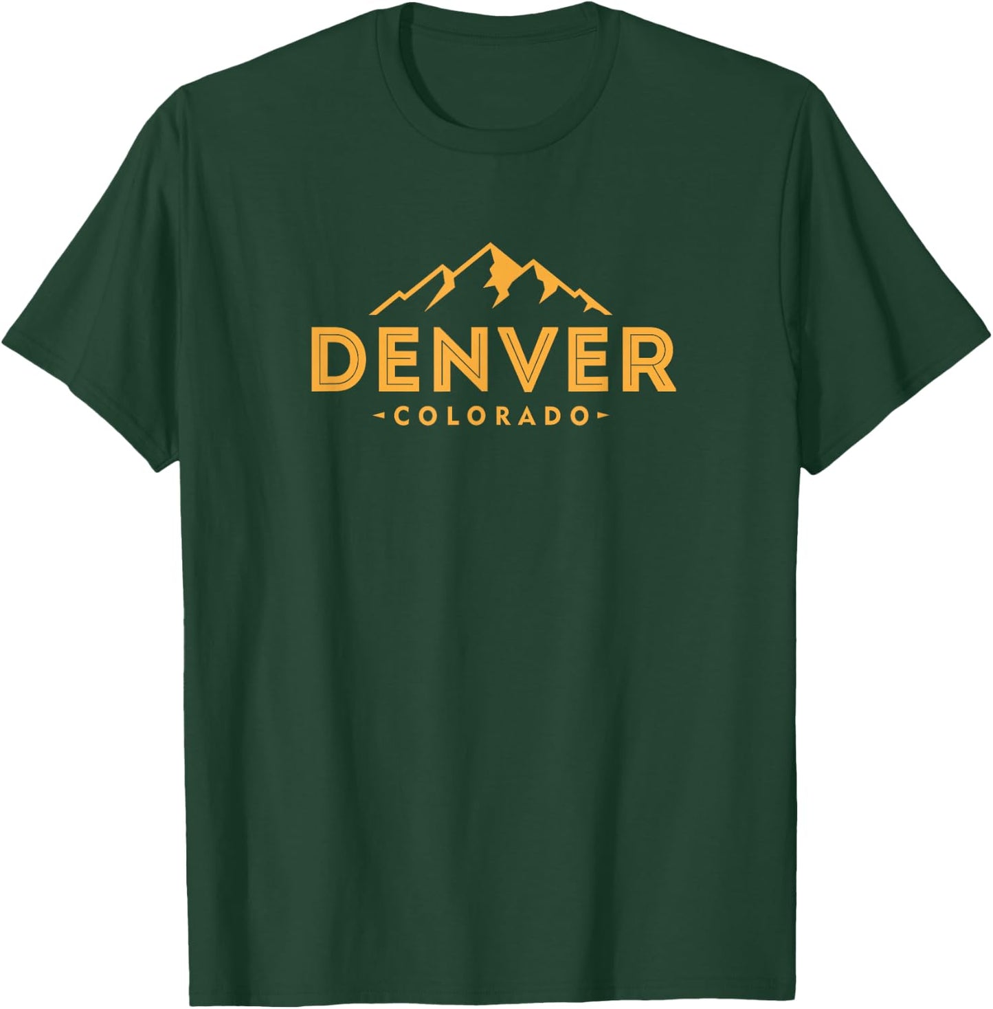 Vintage Denver Colorado Souvenir Retro T-Shirt - T-Shirt | Forest