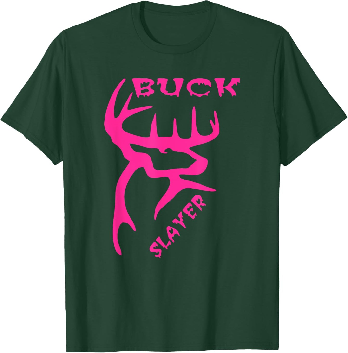 Buck Slayer Whitetail Deer T-Shirt - T-Shirt | Forest