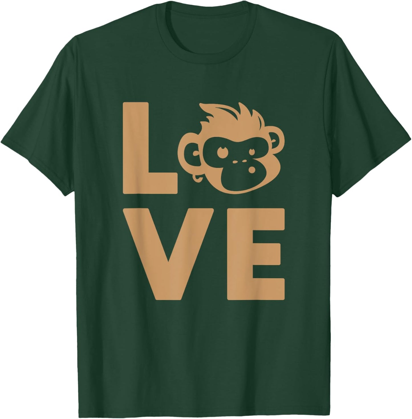 Love Monkey T-Shirt - T-Shirt | Forest