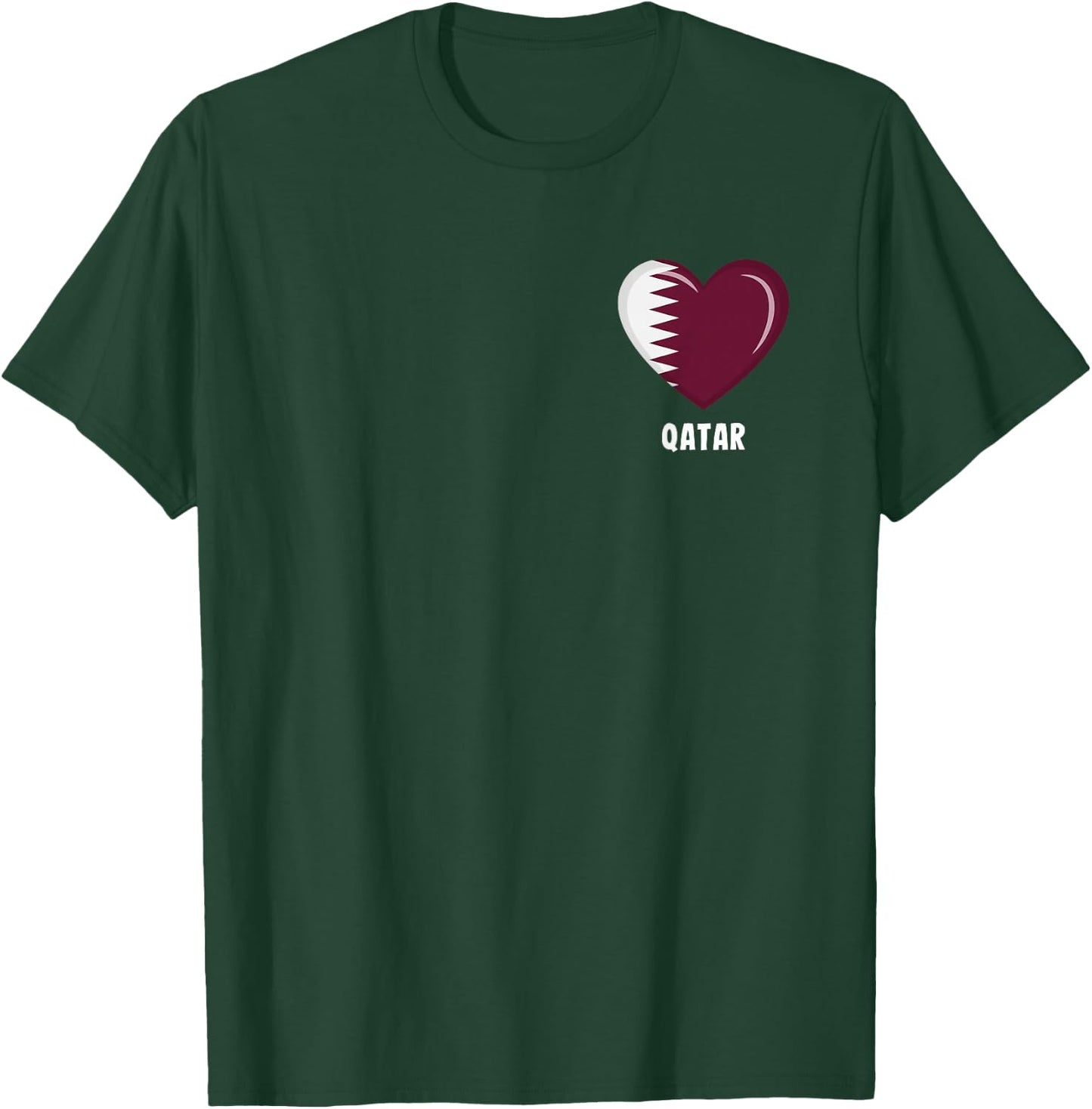 Qatar Flag Shirt | Qatari T-Shirt - T-Shirt | Forest
