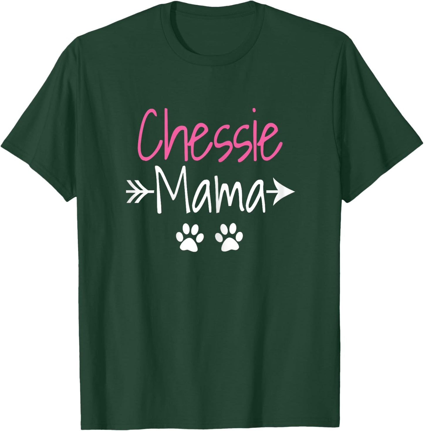 Chessie Mama Funny Chesapeake Bay Retriever Dog Mom T-Shirt - T-Shirt | Forest