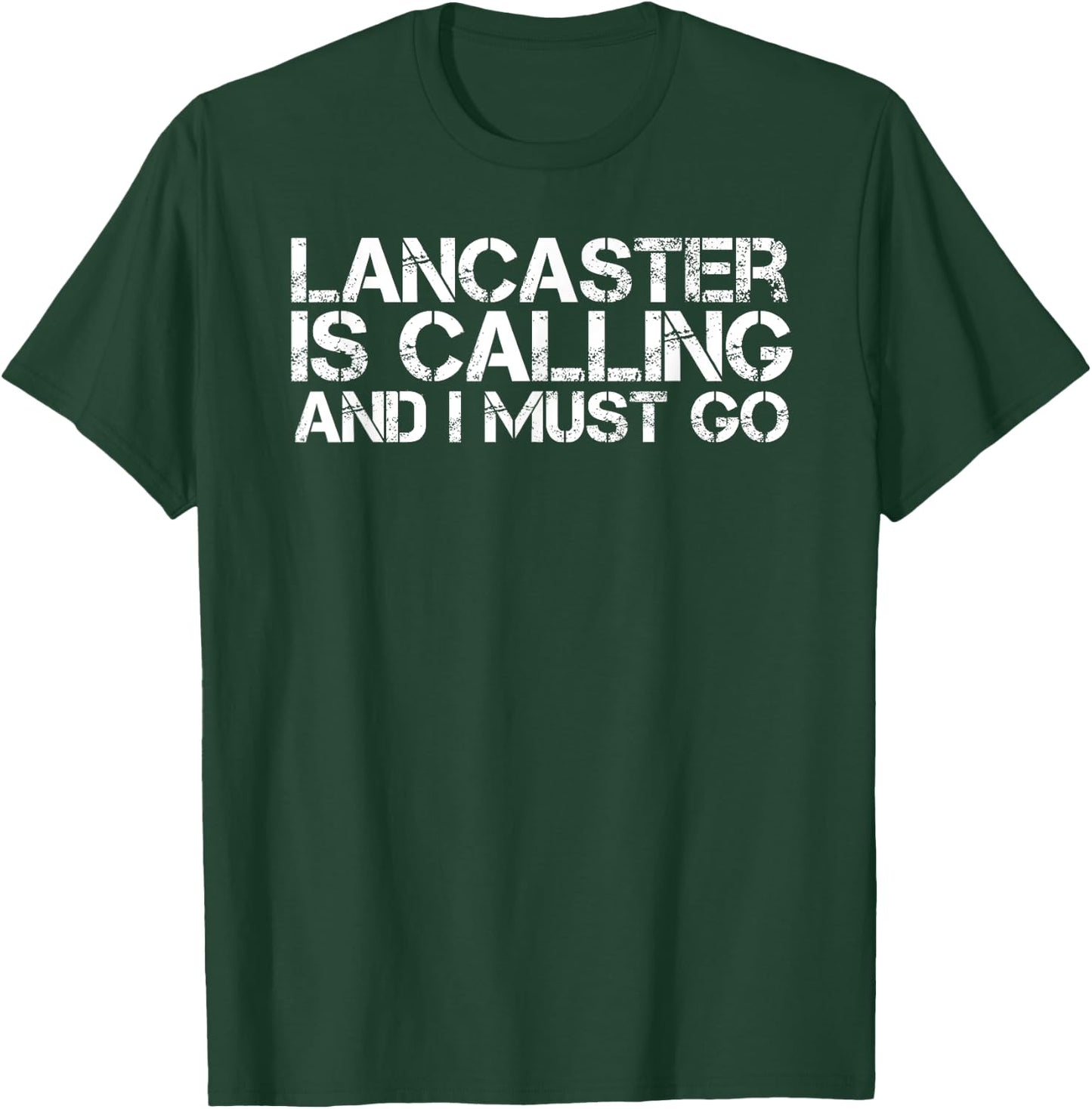 LANCASTER PA PENNSYLVANIA Funny City Trip Home USA Gift T-Shirt - T-Shirt | Forest