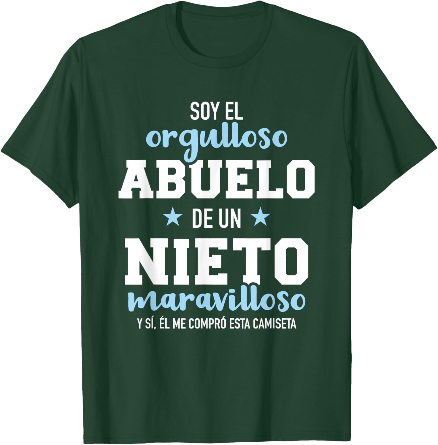 Orgulloso abuelo de un nieto maravilloso T-Shirt - T-Shirt | Forest