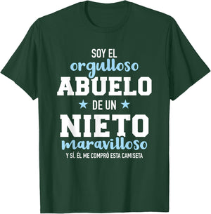 Orgulloso abuelo de un nieto maravilloso T-Shirt - T-Shirt | Forest
